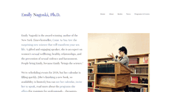 Desktop Screenshot of emilynagoski.com