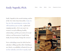 Tablet Screenshot of emilynagoski.com